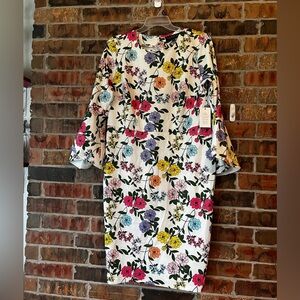 Eloquii Floral Belle Sleeves Dress Women’s Size:16 NWT